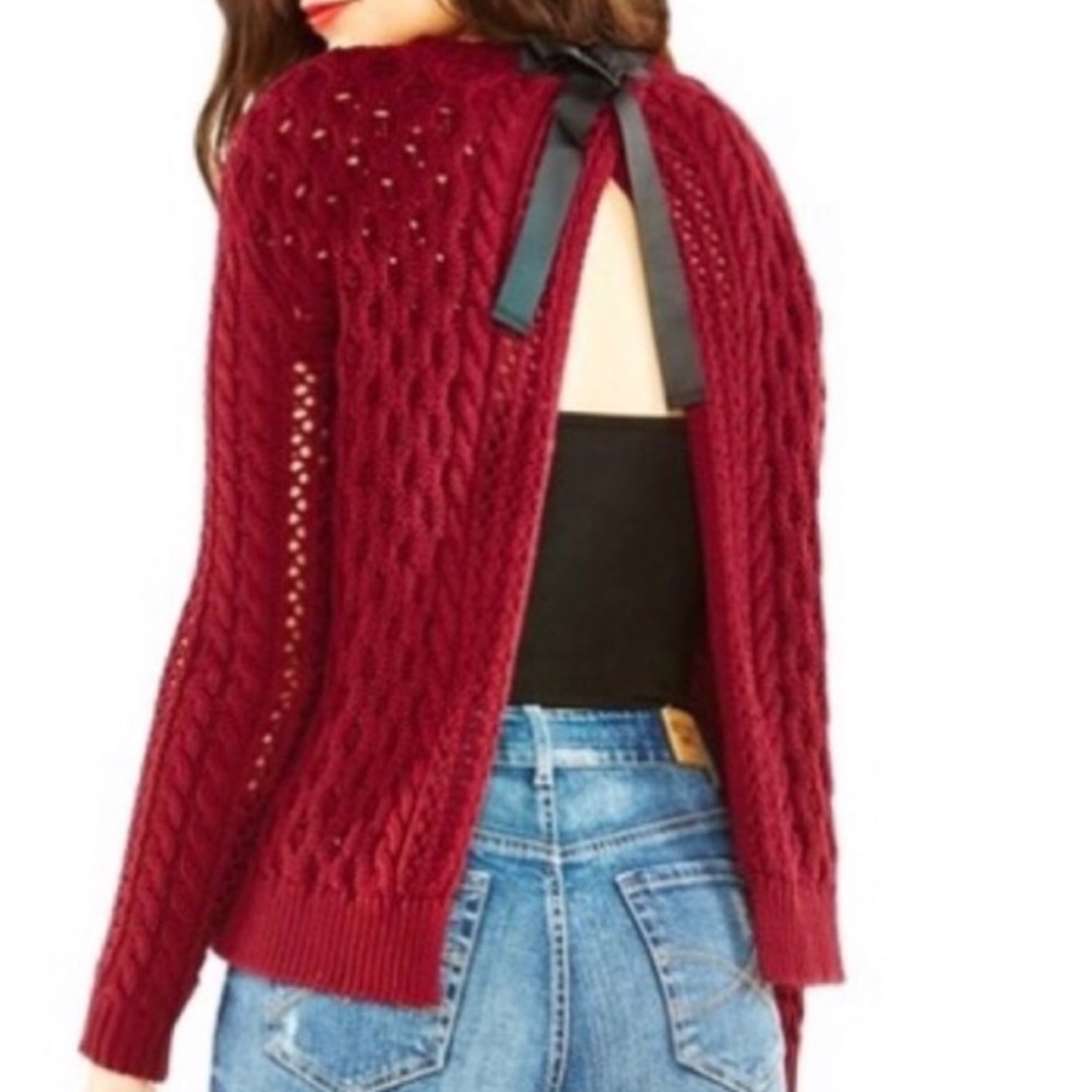 ❌SOLD❌Bethany Mota maroon sweater